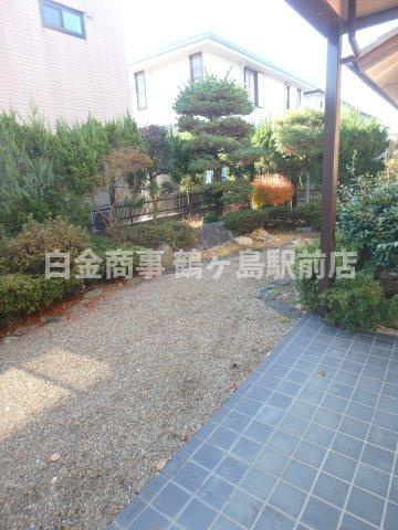 川越市川鶴中古戸建の庭