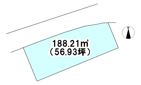多喜浜5丁目　売土地の区画図