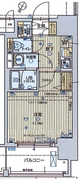 フォーリアライズ阿波座ウエストの間取り