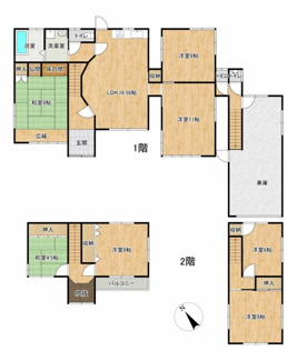 【間取り】 | 光市光井2丁目戸建