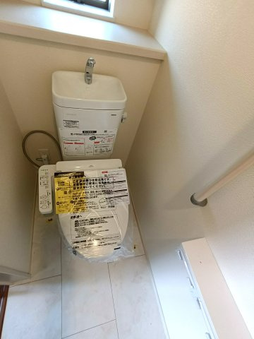 三郷市　戸ケ崎　新築戸建　全2棟のトイレ|施工例です