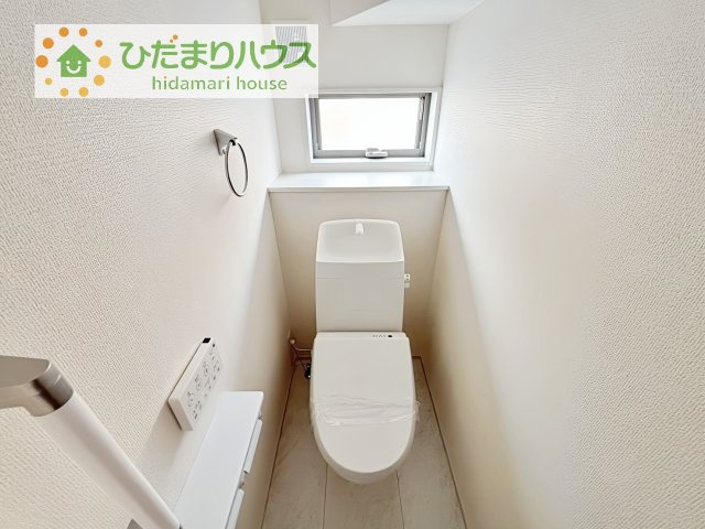 【トイレ】 | 第1取手市野々井　新築戸建 | トイレは1F、2F共に完備！取り合いになることがありませんね(^^)/