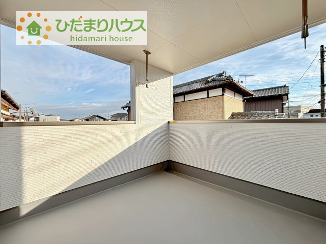 【バルコニー】 | 第1取手市野々井　新築戸建 | 人気が高いインナーバルコニーを採用♪天候を気にせず洗濯物を干せ、紫外線も気にせずに済みます(*^^)v