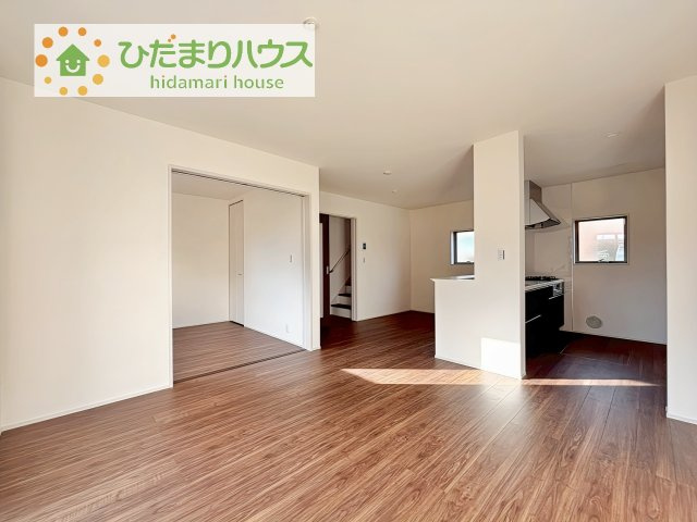 【居間・リビング】 | 第1取手市野々井　新築戸建 | 早くお仕事終わらせて、家に帰りたくなるようなリビングです(^^♪