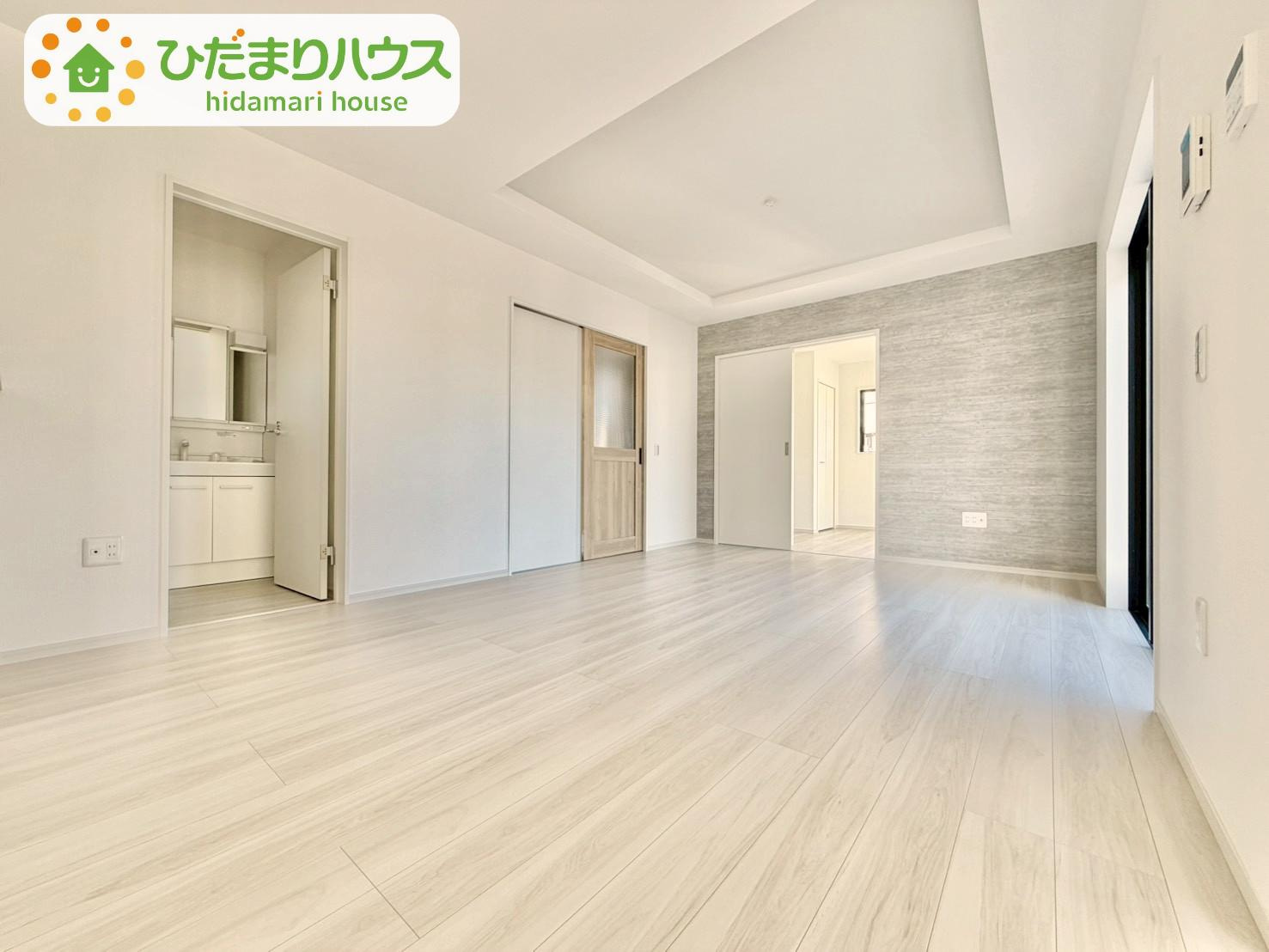 野田市山崎22期　新築戸建　3号棟の居間・リビング|お友達や親戚とホームパーティもいいですね(*^^*)						
