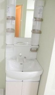 【独立洗面台】 | レジデンス高久 | 独立洗面台で身支度をすべて済ませてしまいましょう