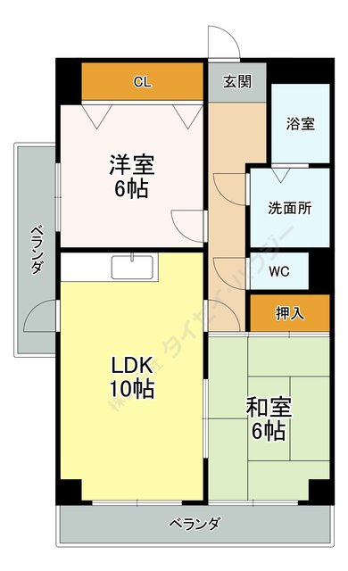 ＡＶＥＮＵＥやなぎはらの間取り