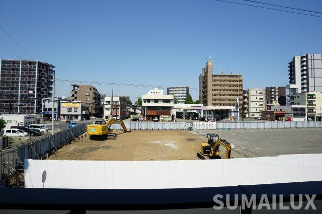 熊本市中央区新屋敷２丁目のアパートの展望