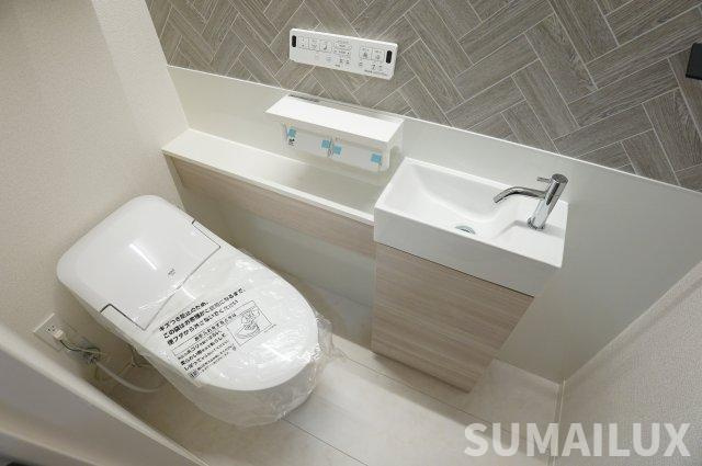熊本市中央区新屋敷２丁目のアパートのトイレ