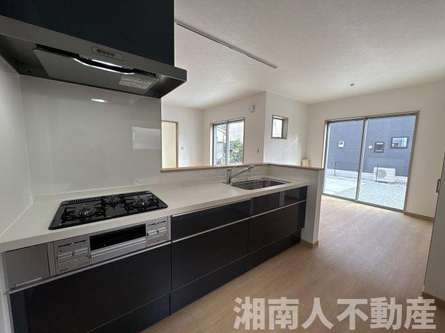 小田原市田島　新築戸建のキッチン|キッチンでお料理をお楽しみください