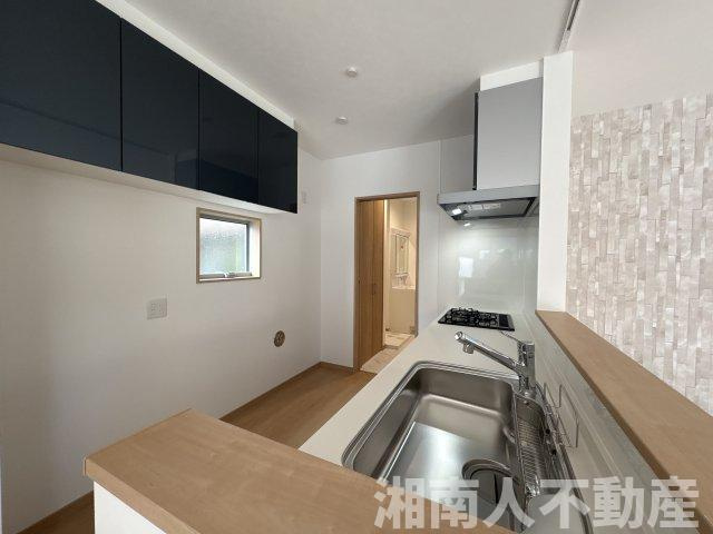 小田原市田島　新築戸建のキッチン|キッチンでお料理をお楽しみください