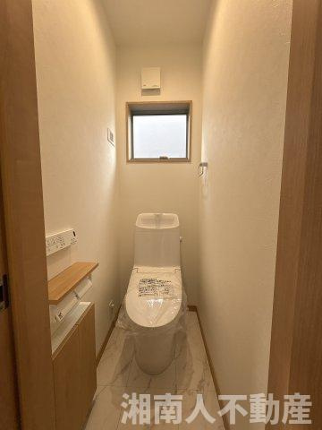 小田原市田島　新築戸建のトイレ|清潔感のあるトイレです