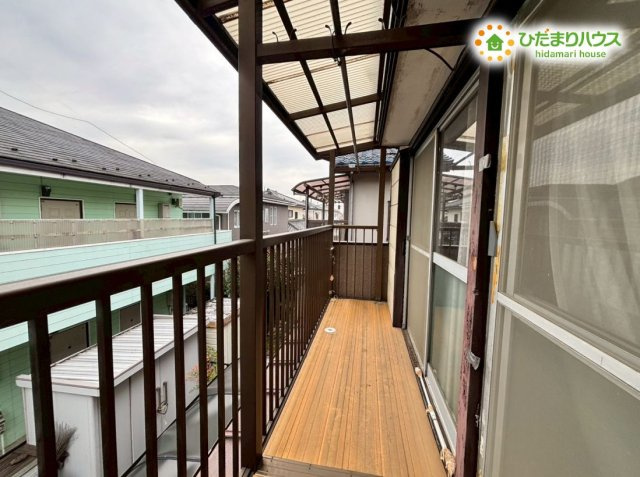 熊谷市久下　中古一戸建てのバルコニー