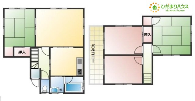 熊谷市久下　中古一戸建ての間取り