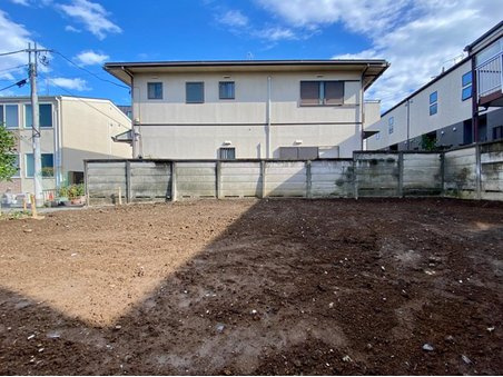 世田谷区野沢　建築条件なし売地の外観|2025.11.17撮影