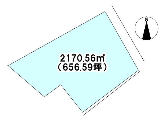 八幡3丁目　売土地の土地図