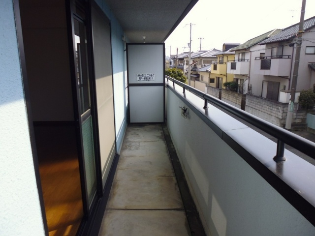 マンションアムールのバルコニー|バルコニー