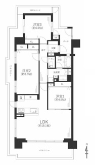 【間取り】 | リーデンススクエア豊中大黒町