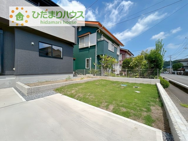 【庭】 | 土浦市桜ケ丘町6期　新築戸建 | 周辺には高い建物がないため、お庭には太陽の光が降り注ぎます♪