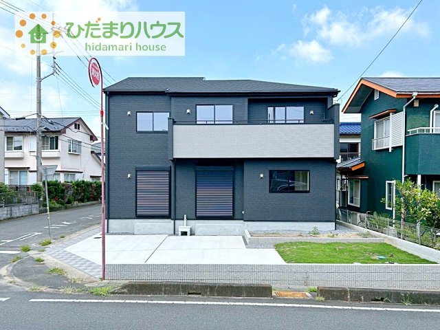 【外観】 | 土浦市桜ケ丘町6期　新築戸建 | 家計に優しく、経済的な都市ガス(^O^)日々の積み重ねは、本当に大切です・・・。