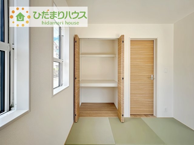【収納】 | 土浦市桜ケ丘町6期　新築戸建 | 和室にも大容量のクローゼット完備！
お布団やお子様のおもちゃなどがスッキリ収納できますね♪