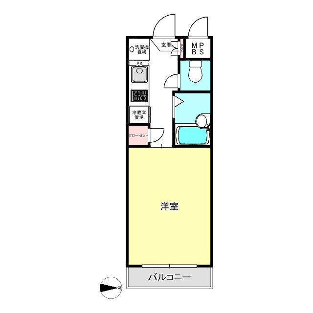 ルーブル芝公園の間取り