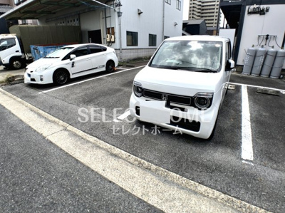 【駐車場】 | 椿荘 | 駐車場完備です
