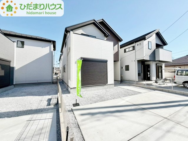 野田市山崎22期　新築戸建　4号棟の区画図|一方 ： 南西 5m 私道