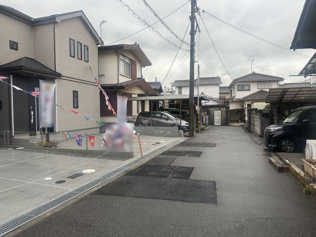 二見町西二見新築戸建B号棟の前面道路含む現地写真