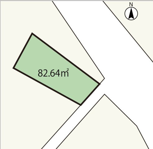 広島市西区草津本町　土地(A)の土地図