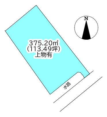 垣生6丁目　売土地の土地図