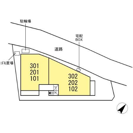 AJ馬橋Ⅱの区画図