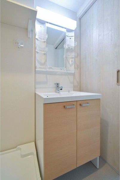 ハーモニーテラスRen相川の洗面所