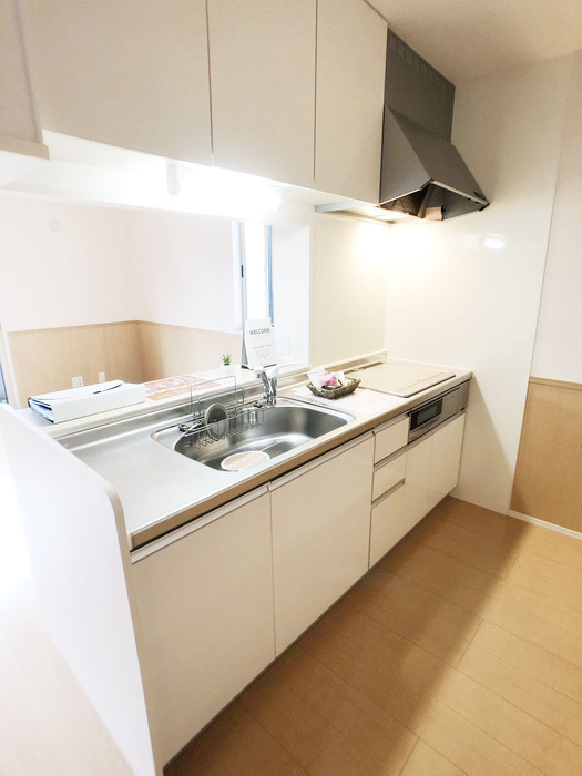 葛城市北花内のアパートのキッチン
