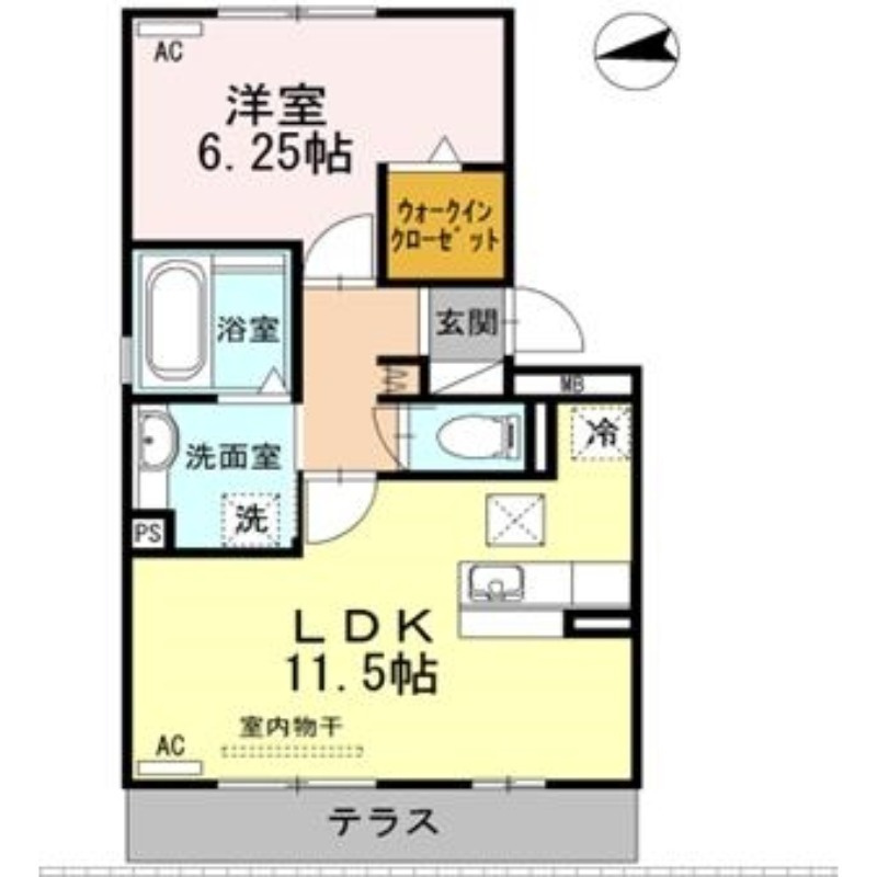 カサ・ルーチェⅡの間取り