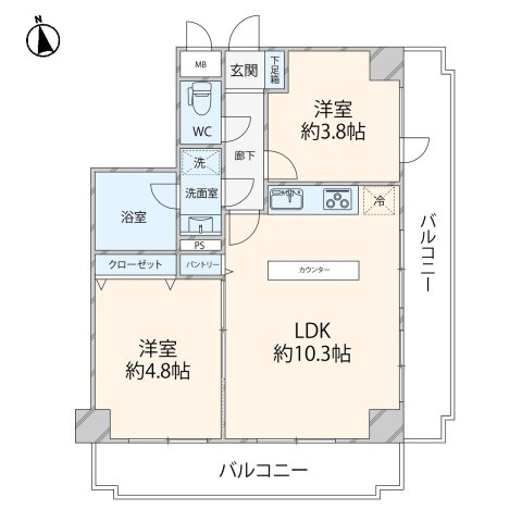 アドリーム高島平の間取り