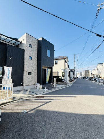 岸和田市別所町3丁目　中古戸建の前面道路含む現地写真|◎令和元年築◎　閑静な住宅地の一戸建てです◎