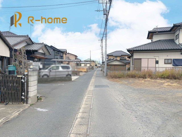 ひたちなか市平磯町　新築戸建て　A号棟の前面道路含む現地写真|堂々！建物完成♪実際のお部屋をご見学可能です♪
ご見学が一番の資料！お気軽にお問い合わせ下さい♪