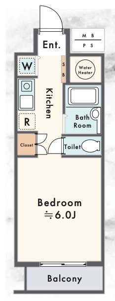 オリエントニュー赤坂の間取り|オリエントニュー赤坂