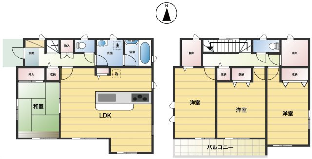 【間取り】 | 羽生市東6丁目　中古戸建