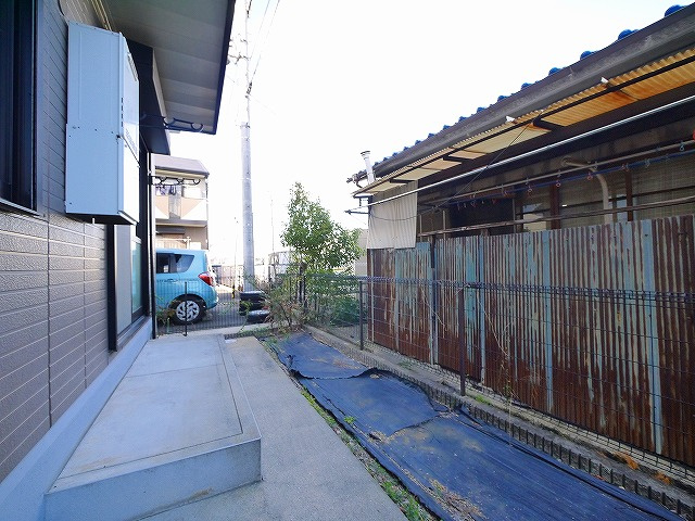 ラーク兼吉Aのバルコニー|落ち着いた時間を過ごせるバルコニーです