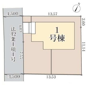 【区画図】 | 横浜市瀬谷区下瀬谷3丁目 新築戸建 全1棟