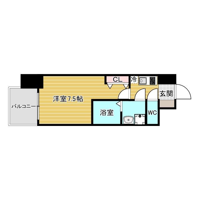 S-RESIDENCE新大阪WESTの間取り