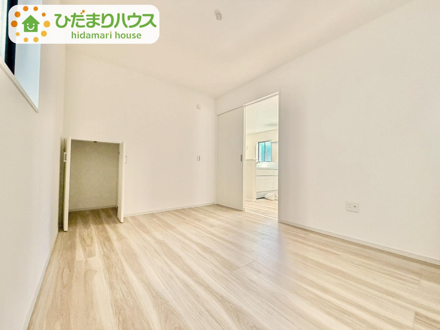 野田市山崎22期　新築戸建　7号棟の洋室|1階にある6帖の洋室！