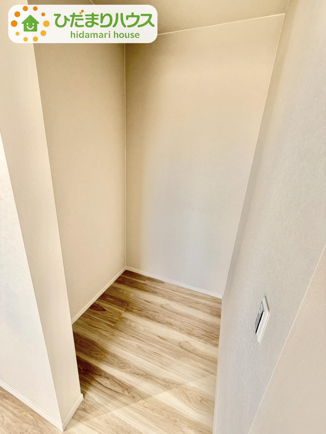 野田市山崎22期　新築戸建　7号棟の収納|季節ごとの入れ替え不要、頼もしいＷＩＣ(*^-^*)					
