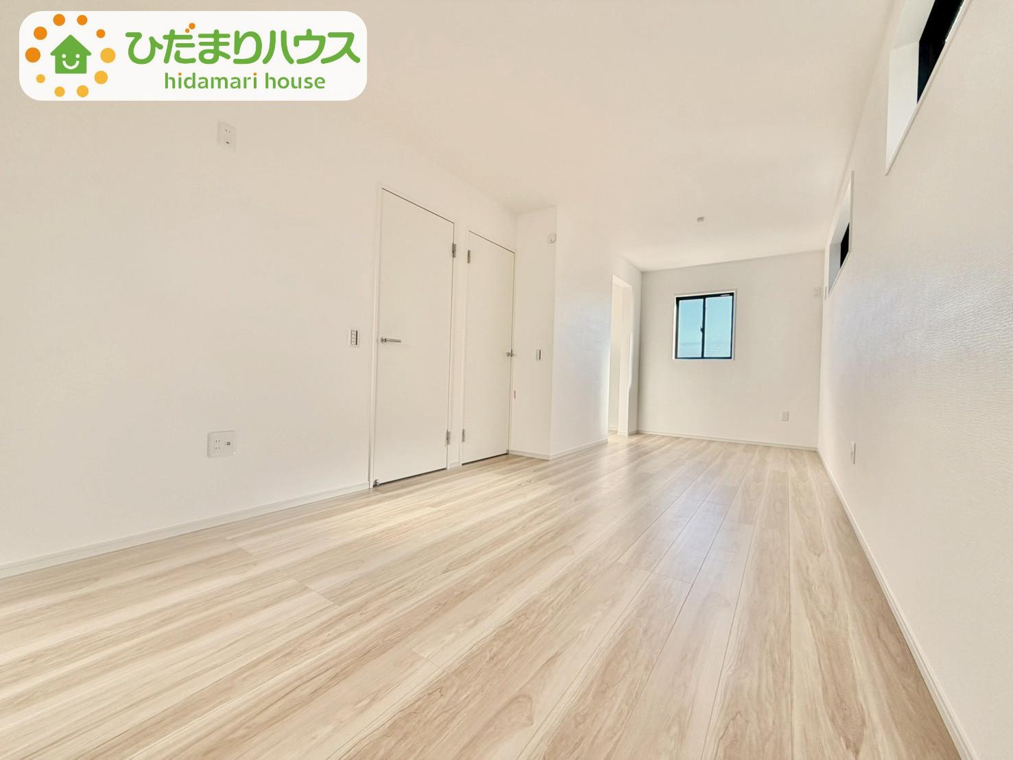 野田市山崎22期　新築戸建　7号棟の洋室|2部屋に間仕切り可能な10.8帖の洋室！お子様の成長に合わせて、将来一人ひとりに自分部屋を叶えてあげられます♪