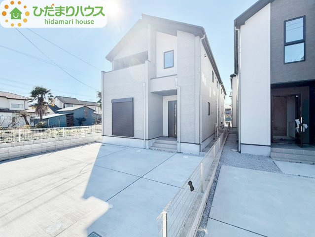 野田市山崎22期　新築戸建　7号棟の駐車場|一方 ： 北東 4m 公道