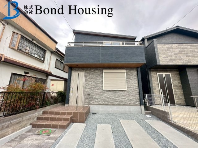 「マリンホーム施工」「乾太くん完備」福吉台 全2棟1号棟の外観