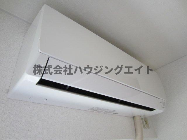 ひたちなか市外野１丁目の賃貸マンションの設備|エアコンの写真です。