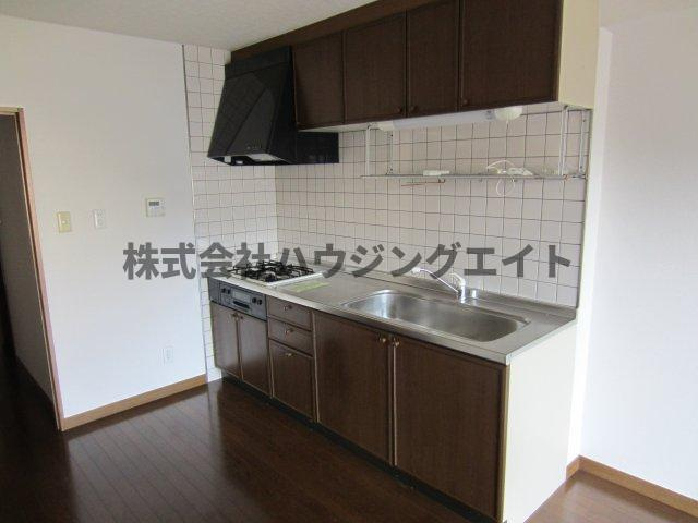 ひたちなか市外野１丁目の賃貸マンションのキッチン|キッチンの写真です。